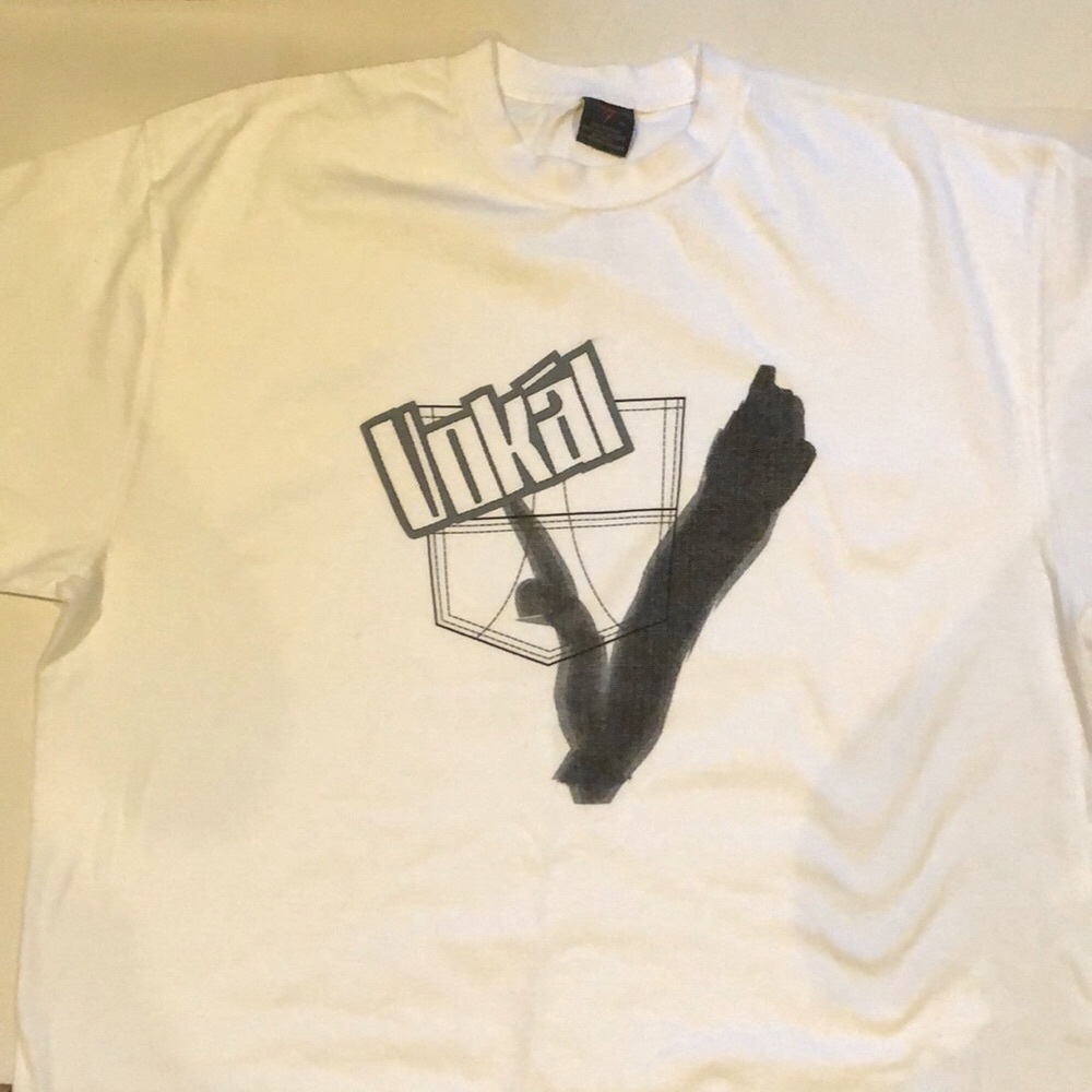T-shirt mens new size XL Vokal cotton white short sleeves